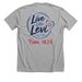 Live Like Levi, a Athletic Heather Premium Unisex Tee (back-view)