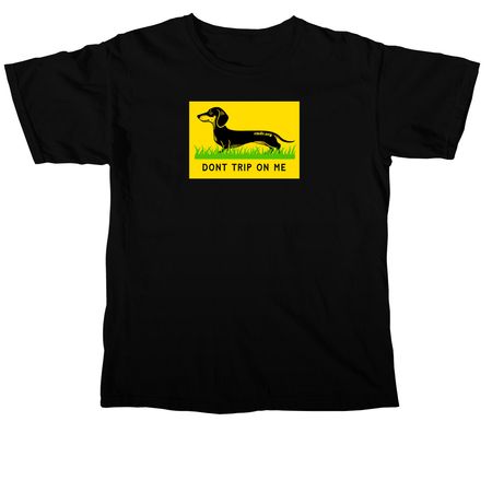 Don't Tread. Don't Trip., a Black Comfort Colors Unisex Tee