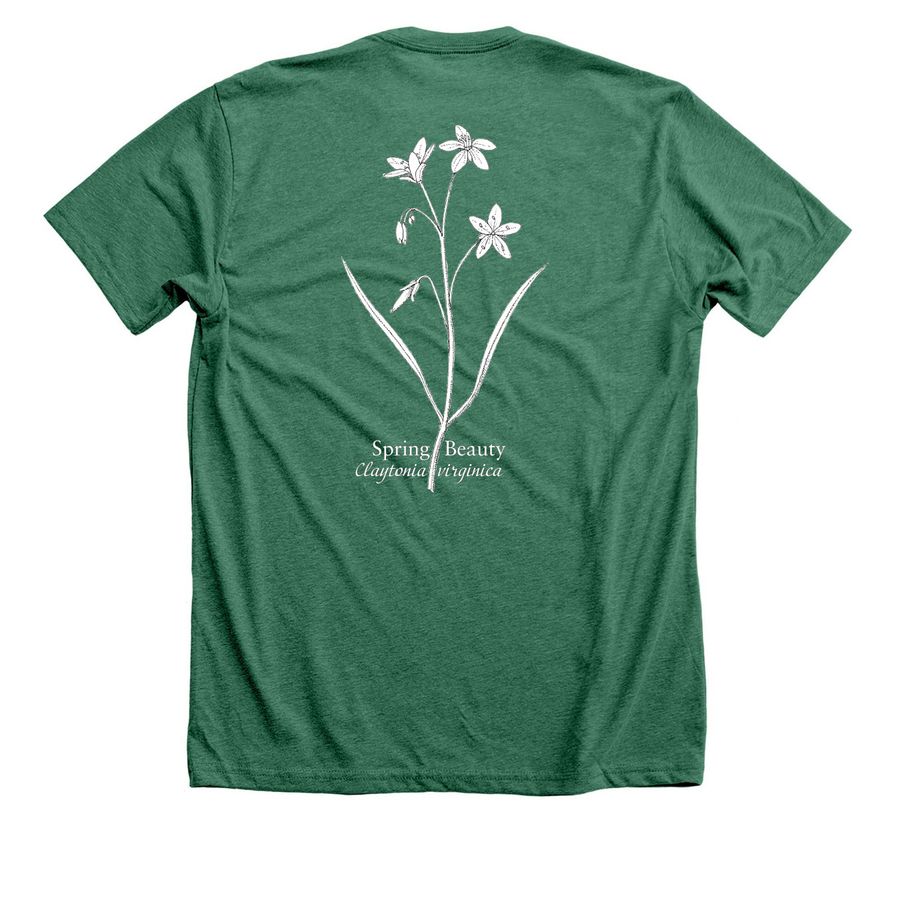 The Flora Store, a Heather Grass Green Premium Unisex Tee