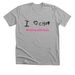 Walking With Ruby, a Athletic Heather Premium Unisex Tee