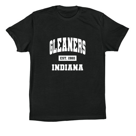 Gleaners Est. 1980, a Vintage Black Premium Cotton Tee