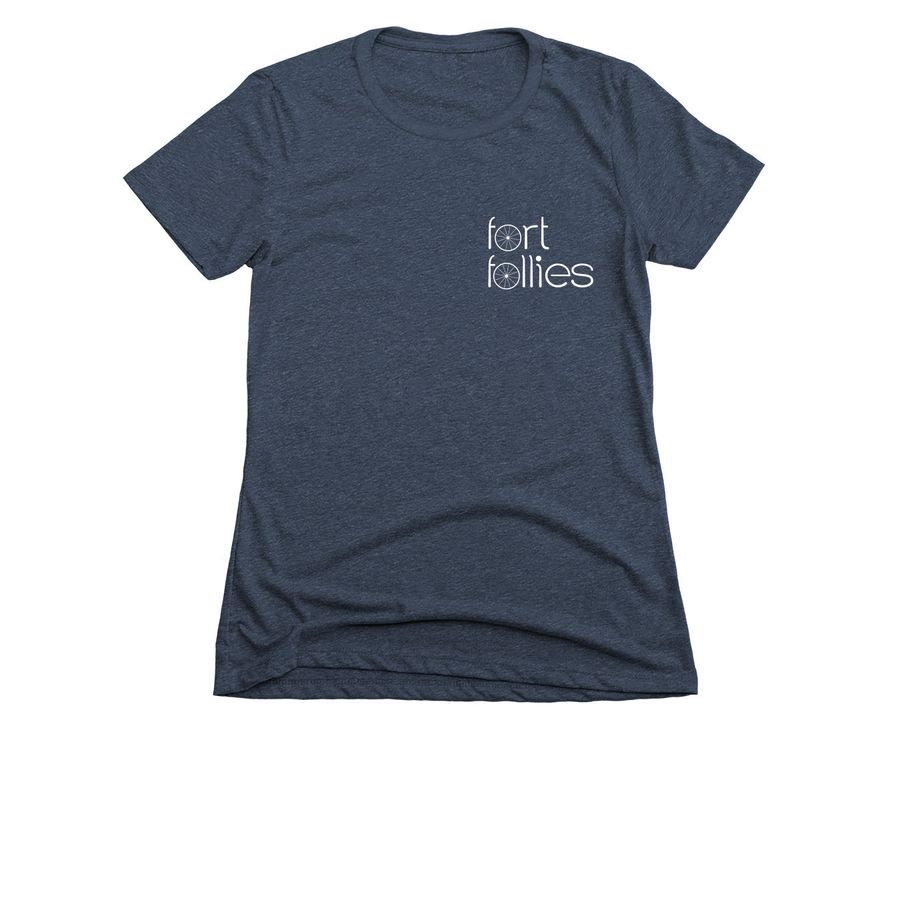 *Women's Cut* Bingham Hill Shirts, a Midnight Navy Women's Slim Fit Tee