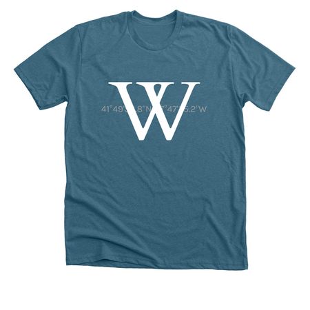 Wesley Coordinates&nbsp;, a Heather Deep Teal Premium Unisex Tee