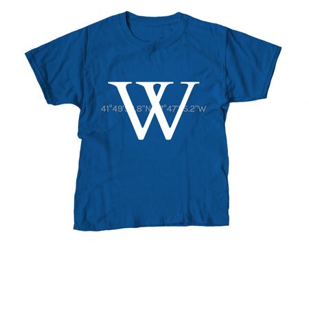 Wesley Coordinates&nbsp;, a Royal Blue Youth Unisex Tee