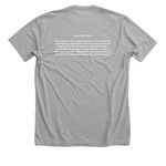 Custom N.L.A&nbsp;, a Athletic Heather Premium Unisex Tee (back-view)