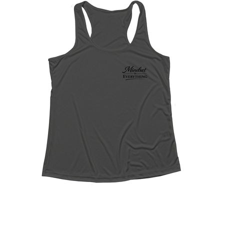 Small logo Mindset Collection&nbsp;, a Iron Grey Women's Performance Tank