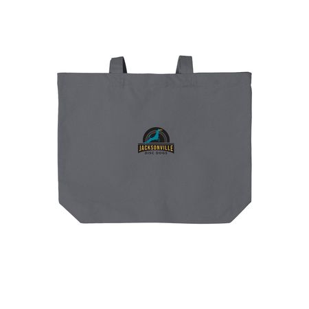 JDD Bags, a Storm Grey Cotton Canvas Tote Bag