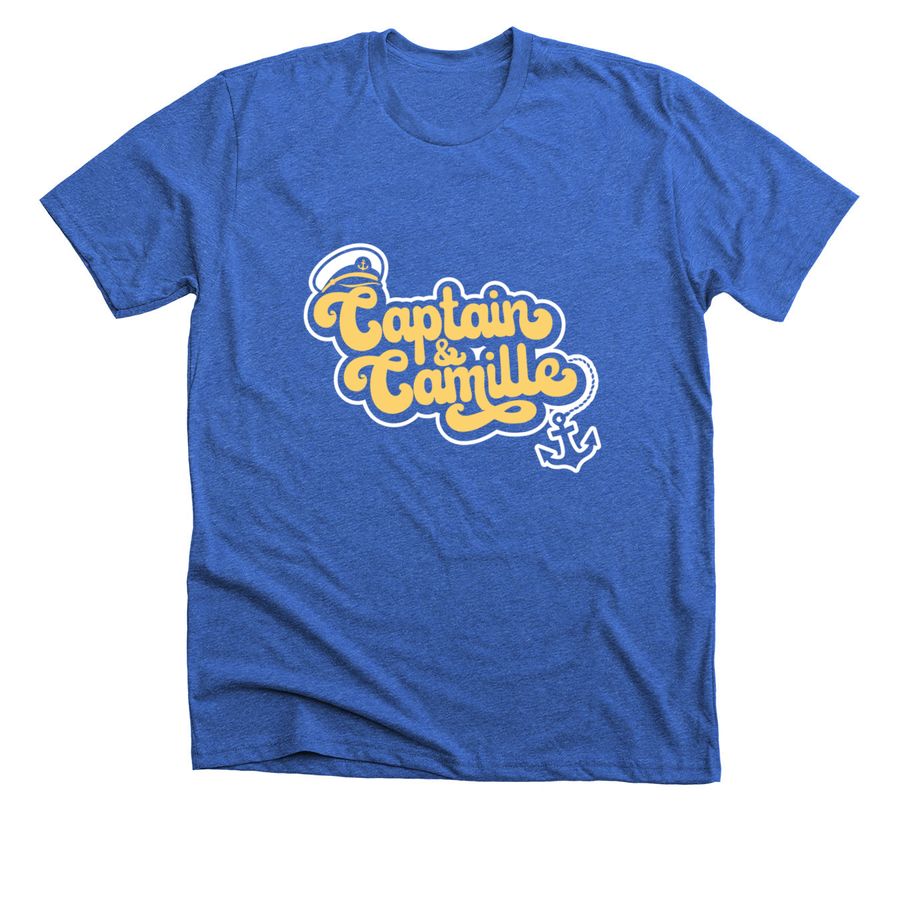 Captain & Camille Captain's Tee, a Heather True Royal Premium Unisex Tee