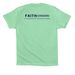 god loves you so much.&nbsp;, a Mint Premium Cotton Tee (back-view)