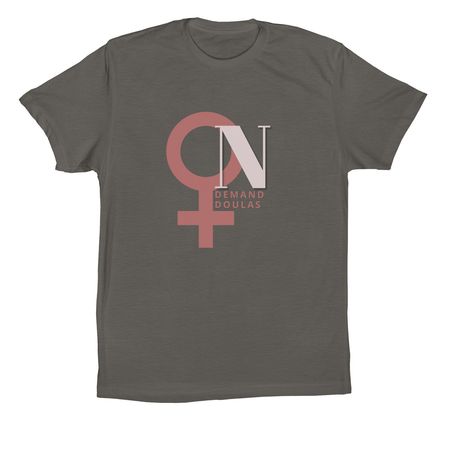 On Demand Doulas, a Asphalt Premium Cotton Tee
