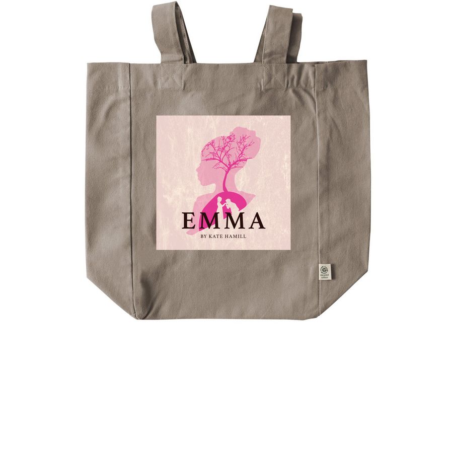 Emma, a Pumice Recycled Cotton Tote Bag
