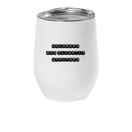 wine tumbler, a White Insulated Wine Cup