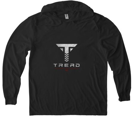 T.R.E.A.D.? | Hold Your Ground., a Space Black Allmade Eco Triblend Hoodie Tee