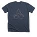 Elephant, Lion, Rhino, Oh My!, a Heather Midnight Navy Premium Unisex Tee