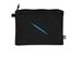 SRN 9x7 Hemp Pouch Top View 8+, a Black