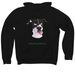 Clover?s Crew, a Black Premium Pullover Hoodie (back-view)