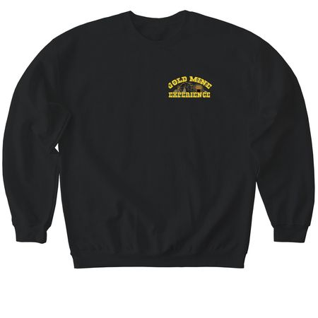 Gold Mine Experience Family, a Black Softstyle Crewneck Sweatshirt
