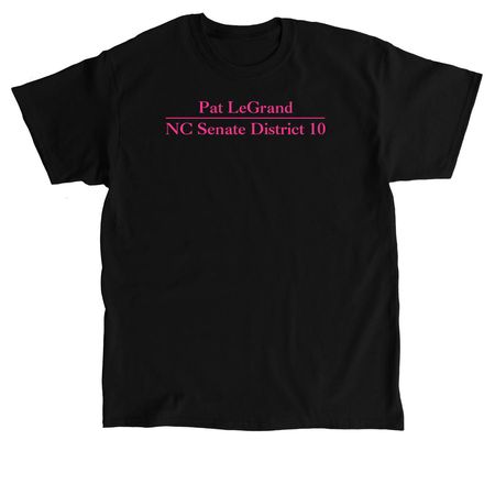 Hot Pink Simple, a Black Classic Unisex Tee
