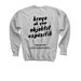 Youth - Created w Purpose (Creole) Sweatshirt, a Sport Grey Youth Crewneck Sweatshirt (back-view)