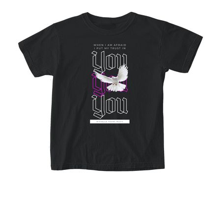 I WILL REMEMBER (When I Am Afraid), a Black Comfort Colors Youth Tee