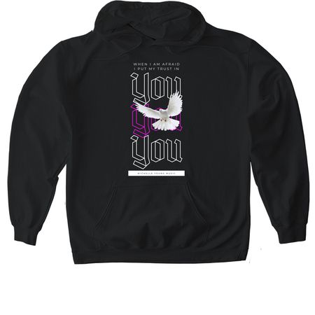 I WILL REMEMBER (When I Am Afraid), a Black Gildan Softstyle Pullover Hoodie
