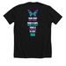 No One Like Sarah Design #2, a Solid Black Blend Premium Unisex Tee (back-view)