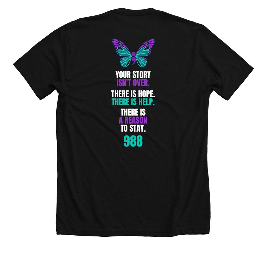 No One Like Sarah Design #2, a Solid Black Blend Premium Unisex Tee (back-view)