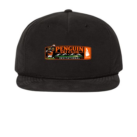 Golf Lids, a Black Printed Umpqua Snapback Cap
