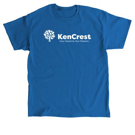 Blue Shirts with White Logo, a Royal Classic Unisex Tee