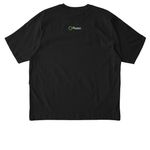 The Experiment 2026 Experimenter Tee, a Black Stanley/Stella Unisex Freestyler Heavyweight Tee (back-view)