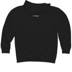 The Experiment 2026 Experimenter Tee, a Black Midweight Pullover Hoodie (back-view)