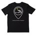 Jersey Shore Active Wear, a Black Nike Dri-FIT Jersey Blend Performance Tee (back-view)