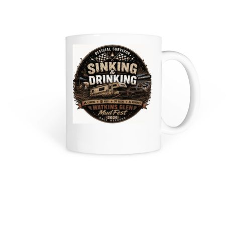Mudfest mug, a White Coffee Mug