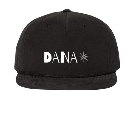 Dana Hats, a Black Printed Umpqua Snapback Cap