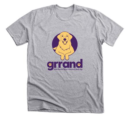 GRRAND Logo T-shirts, a Athletic Heather Premium Unisex Tee