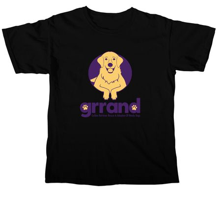 GRRAND Logo T-shirts, a Black Comfort Colors Unisex Tee