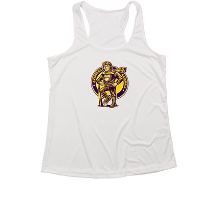 Aviators Baseball, a White Women's Performance Tank