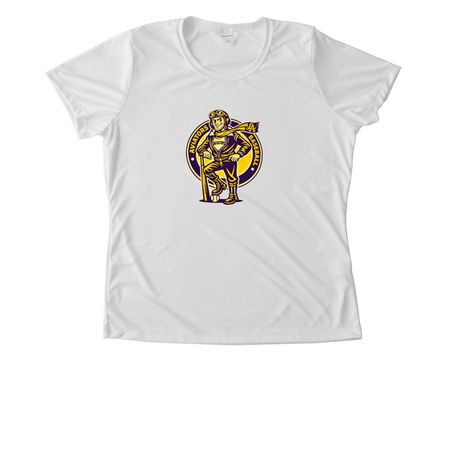 Aviators Baseball, a White Women's Performance Tee