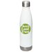 Oswit Land Trust - 17 oz Water Bottle, a White Stainless Steel Water Bottle
