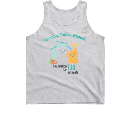 Rescue. Relax. Repeat., a Sport Grey Classic Unisex Tank Top