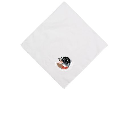 Milo Bandana, a White Cotton Bandana