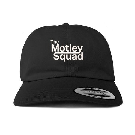 Motley Hat, a Black Printed Classic Baseball Cap