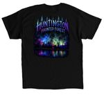 Huntington Haunted Forest - 2 Sided, a Black Classic Unisex Tee (back-view)