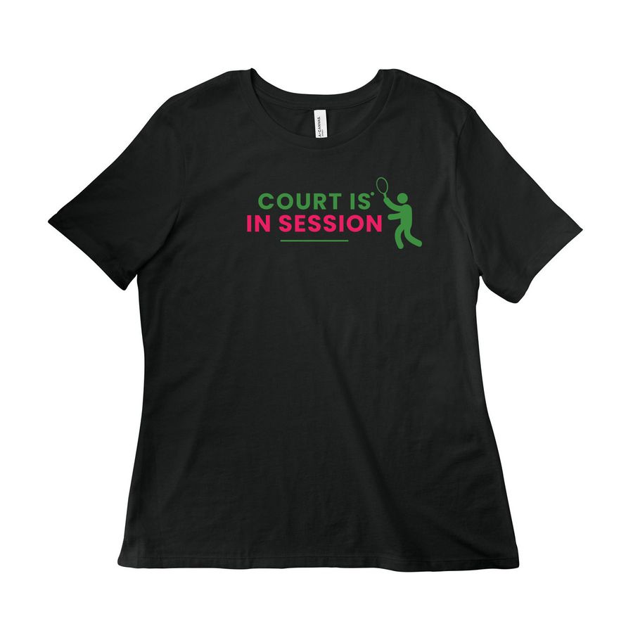Court is in session, a Vintage Black Women?s Relaxed Cotton Tee