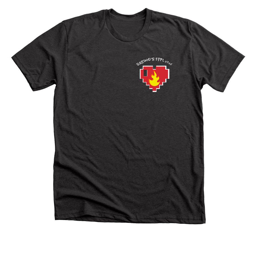 St. Jude PlayLive 2026, a Dark Grey Heather Premium Unisex Tee