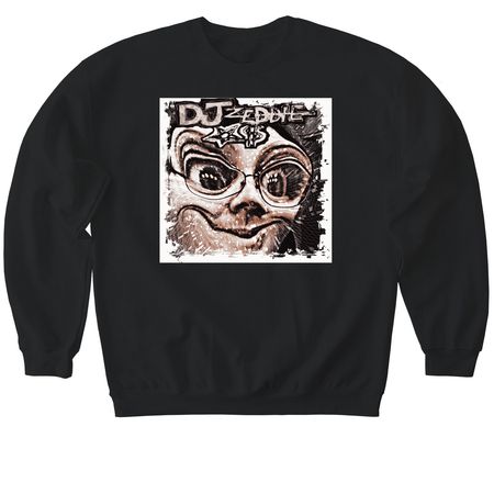 Buggin out, a Black Softstyle Crewneck Sweatshirt