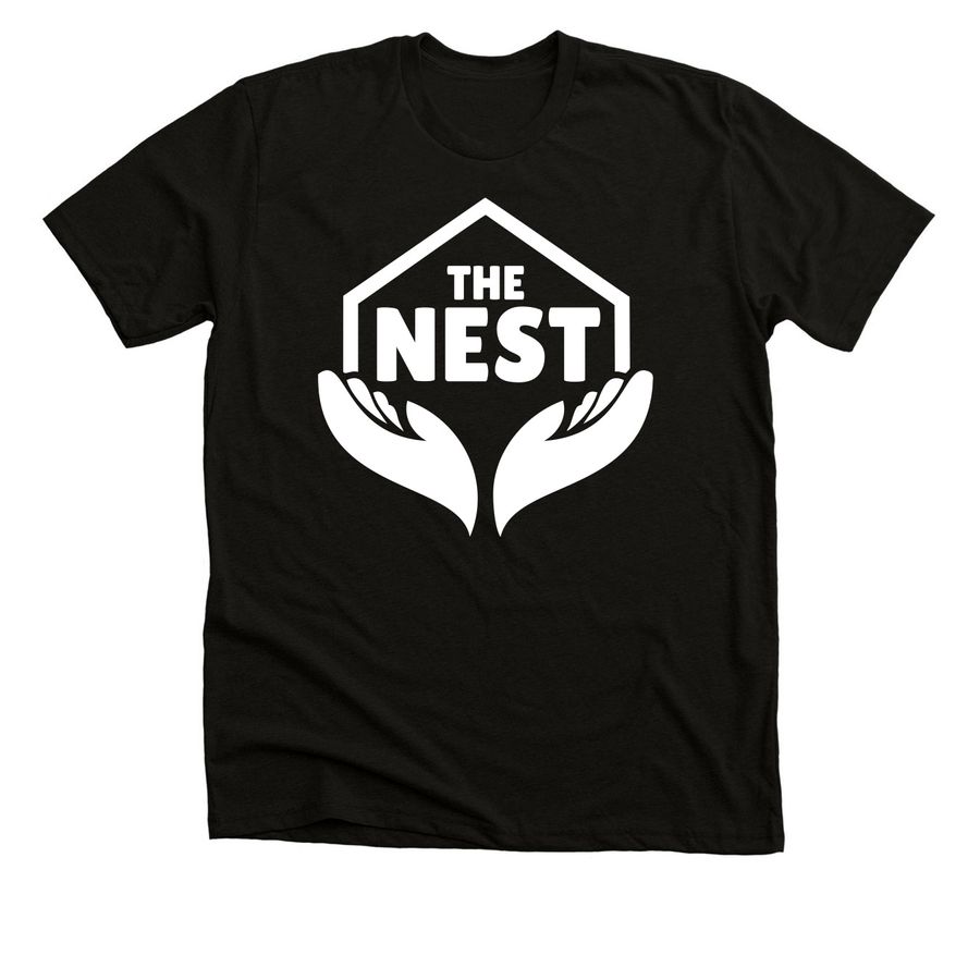 Nest T-Shirt, a Black Heather Premium Unisex Tee