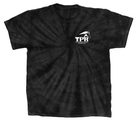 2nd Career Starts Here, a Black Classic Tie Dye Tee