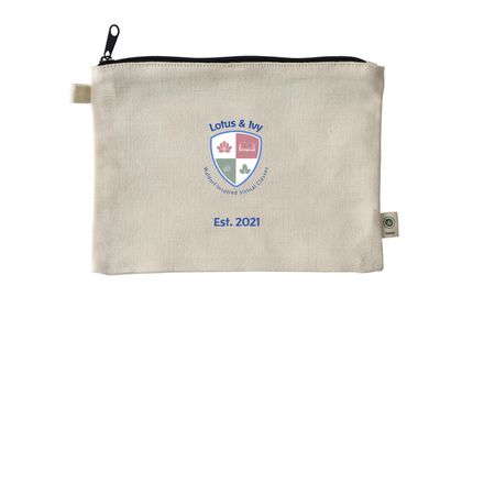 NEW! Lotus & Ivy Merch- Pouches!, a Natural 9"x7" Hemp Blend Pouch
