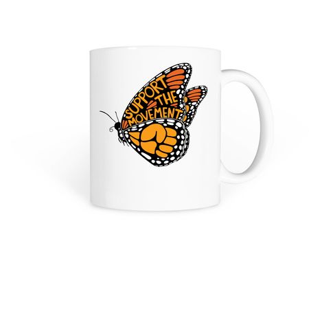 Fuerza, a White Coffee Mug